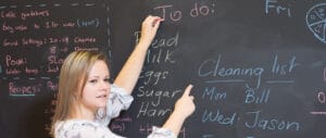 Prevent Chalkboard Ghosting