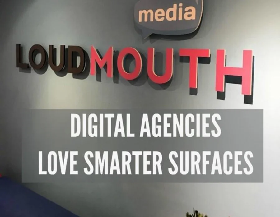 Digital agencies love Smarter Surfaces writable whiteboard wall surfaces