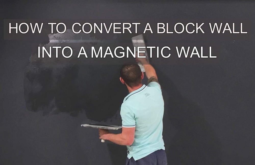 How To Turn Your Wall Into A Magnetic Whiteboard