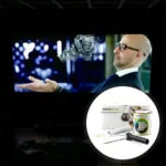 High contrast projector screen paint