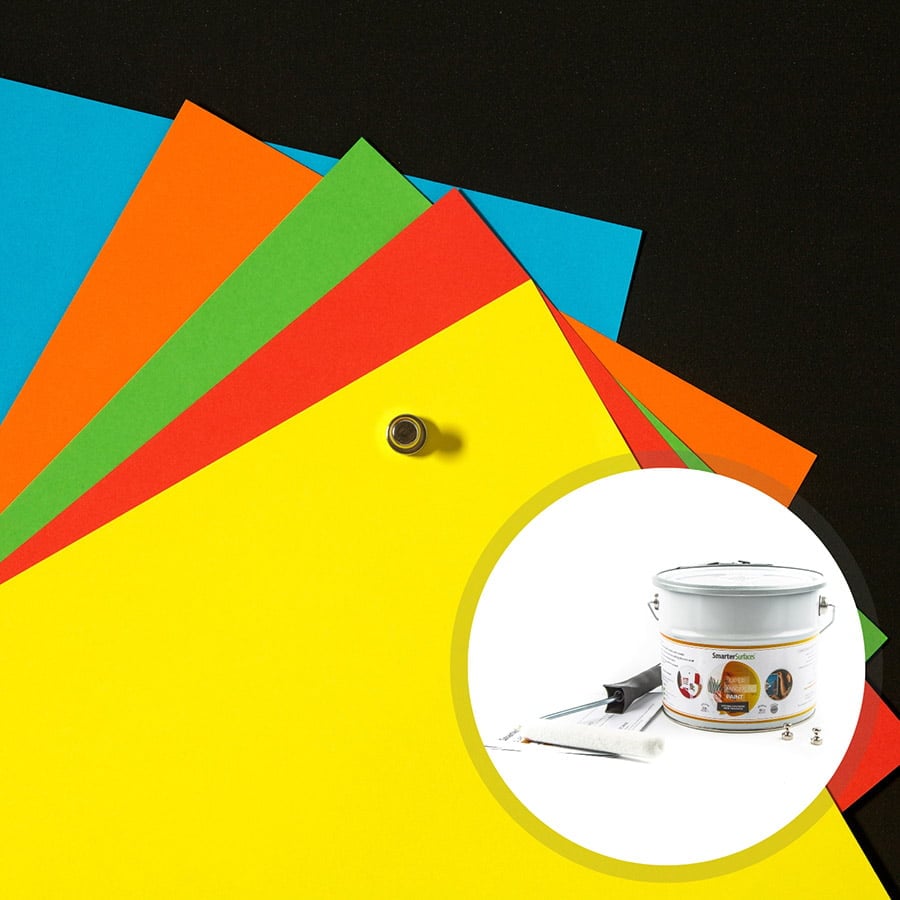 Magnetic Paint / Magnetic receptive wall paint - 500 ml Tin attracts  magnets!