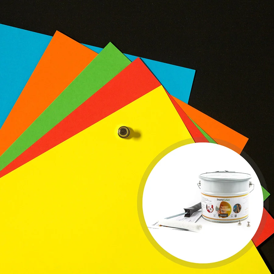 Super magnetic paint for walls