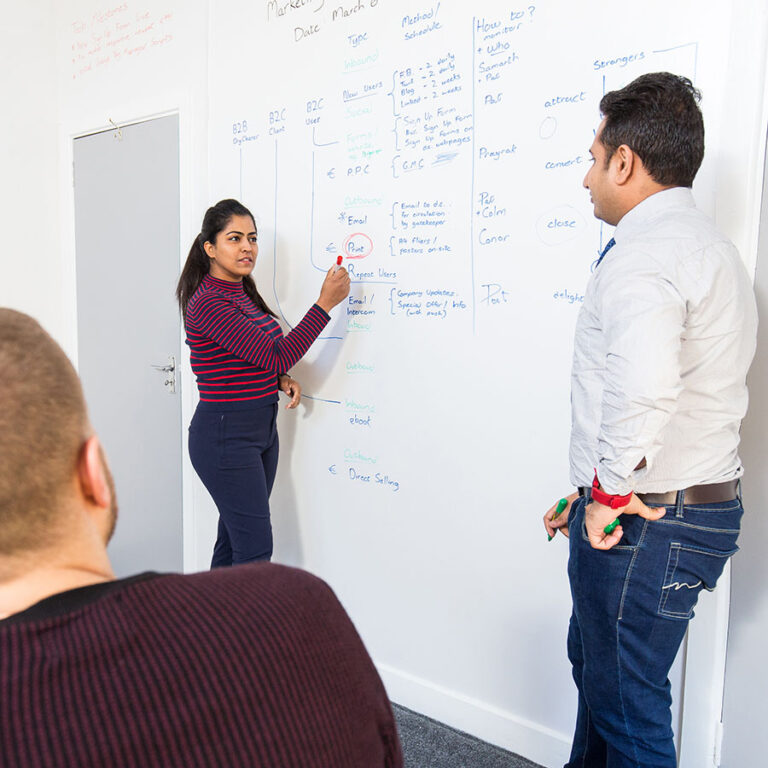 Whiteboard Wallpaper Dry Erase Wall Covering