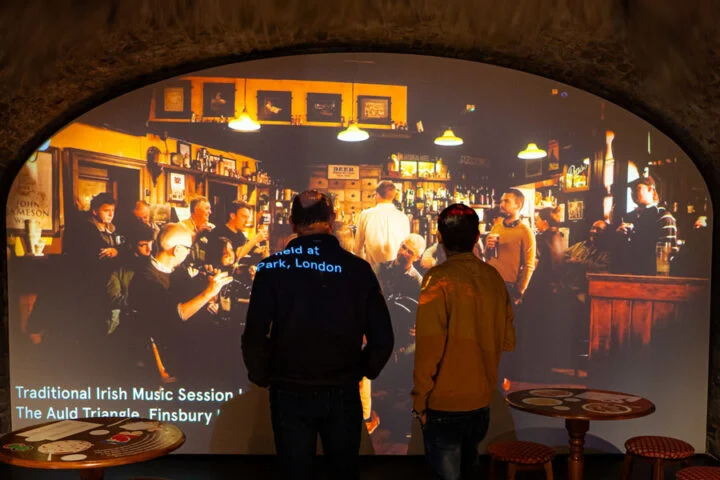 Smarter Surfaces silver screen paint is a 3D projection paint
